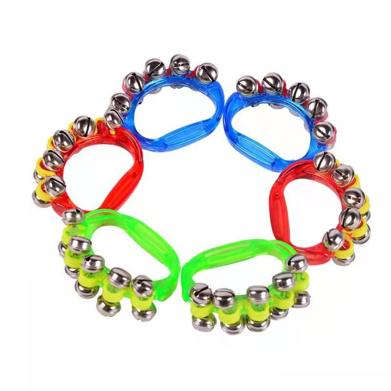 Seven-Color Orff Plastic Hand Shaker: Children's Educational Percussion Instrument