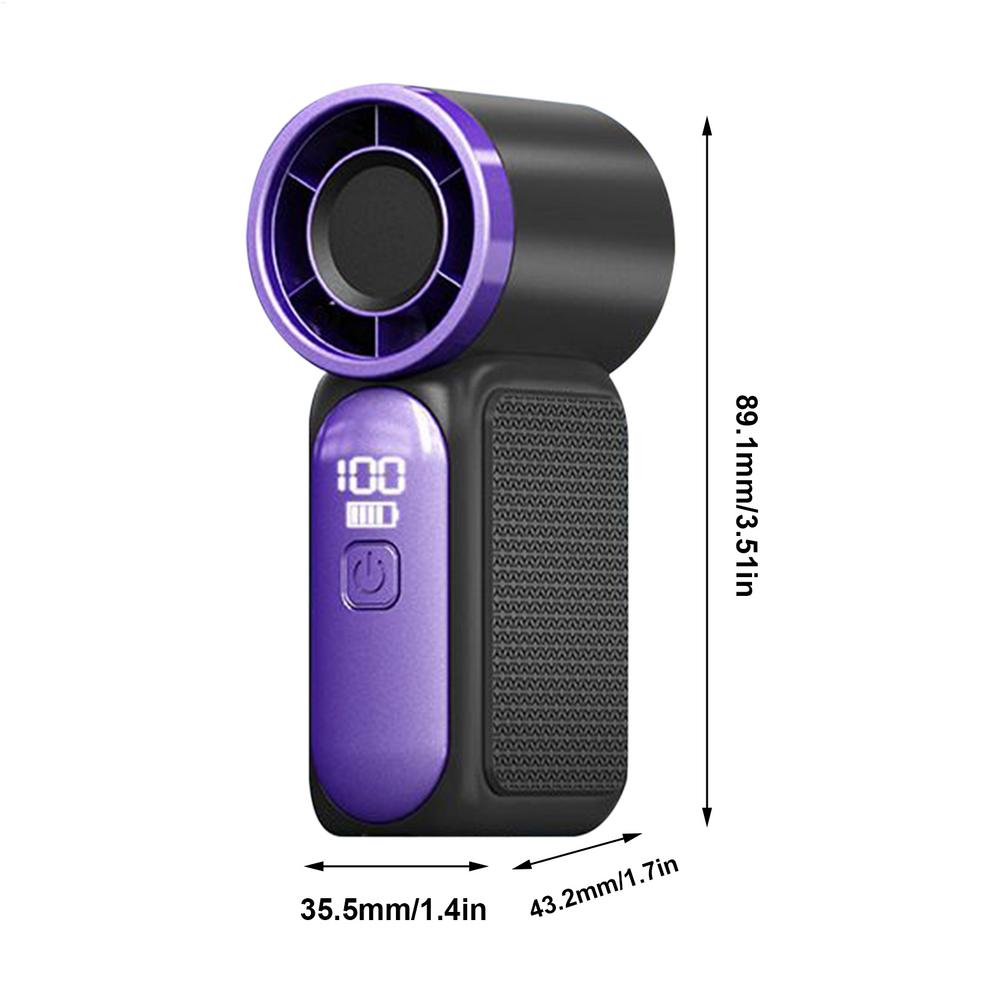 Hand Fan Personal Handheld Fan 100 Speed Wind Digital Display Cooling Device For Girls Women Boys Concert Outdoor Camping Hiking