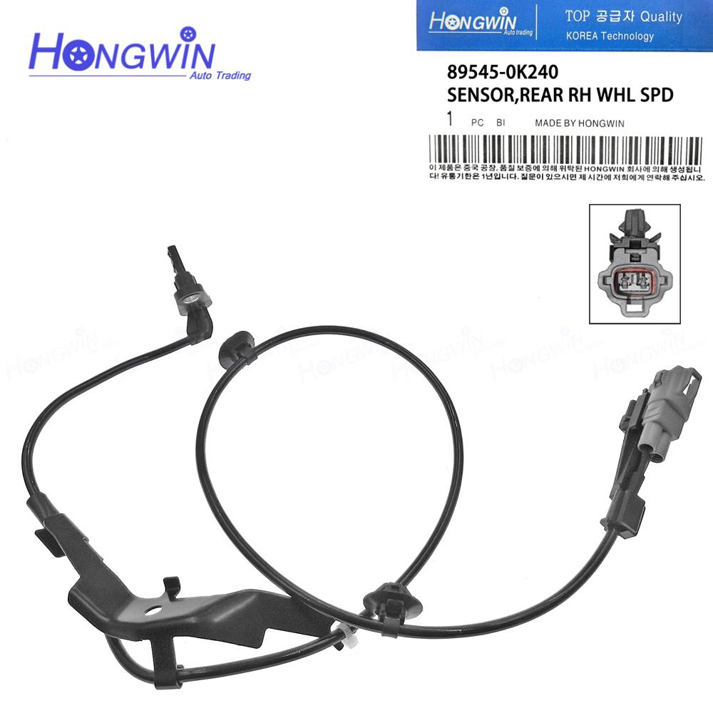 Front Rear Right Left ABS Speed Sensor 89545-0K240 89542-0K060 89543-0K060 For Toyota Fortuner Hilux Viii Pickup 2.4 2.8 2015-22