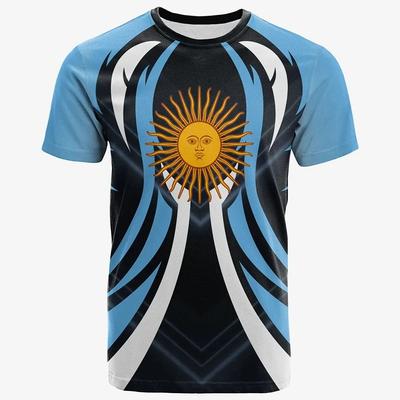 New Argentina Flag 3D Print T-shirt Summer Men Woman Oversized Short Sleeve T Shirts Streetwear Harajuku Tees Tops Kids Clothing