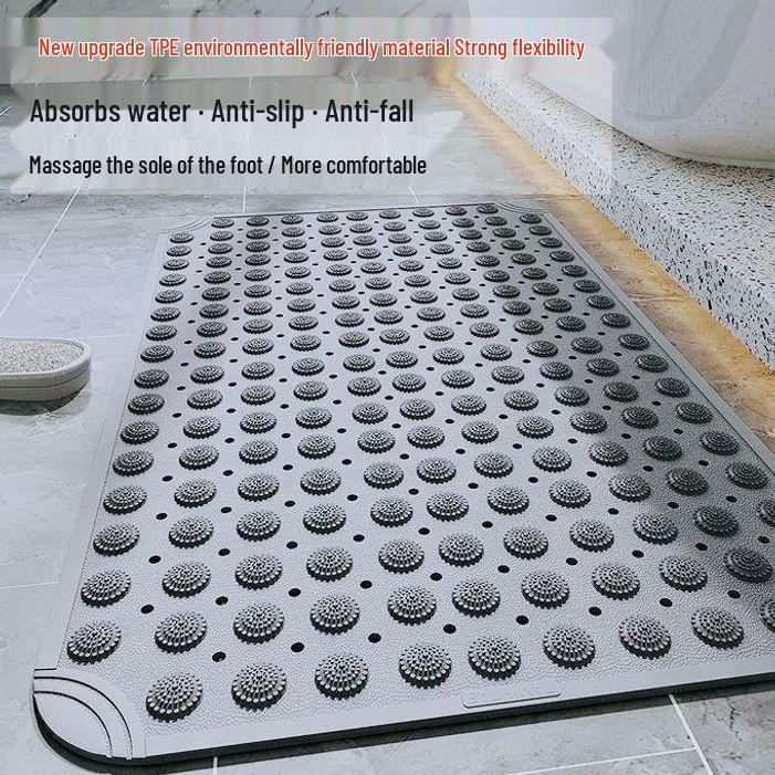 Non-Slip Bathroom Mat for Elderly - Anti-Fall and Massage Features