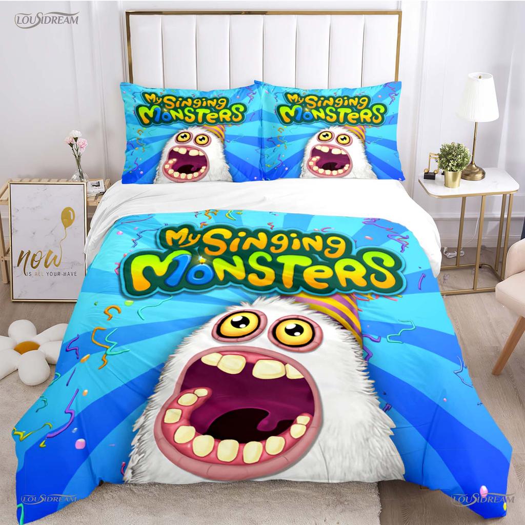 Comforter Funny My Singing Monster All Season Comforter Bedding Sets Soft And S Single/Double/Queen/King