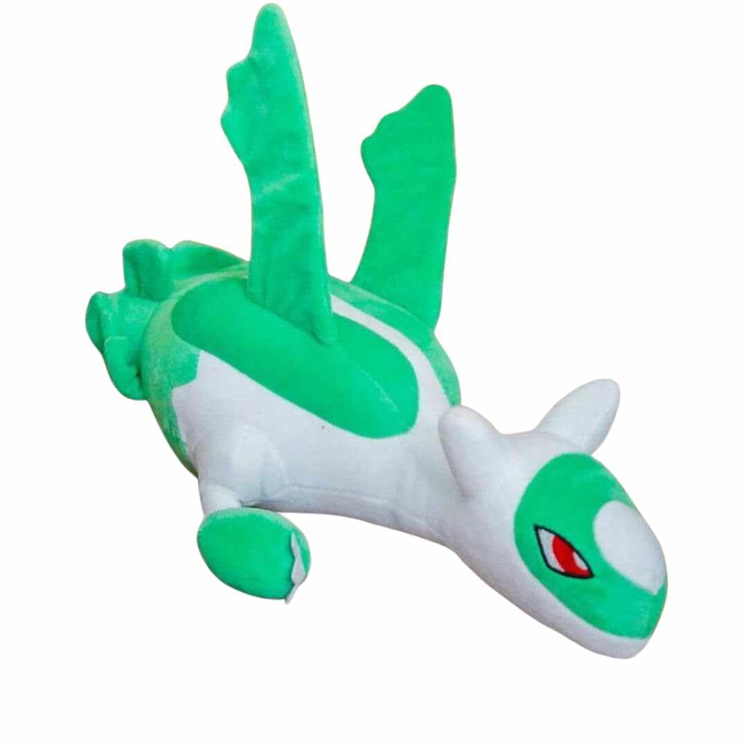 

Плюшевая игрушка Latios разных цветов, большая, очень большая, подушка Latias зеленого цвета, 30 см, талисман, поставляется с бумажным пакетом настоящего [Фото товара]