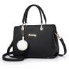 Women's PU Leather Crossbody Handbag - Simple Square Shoulder Bag for Middle-Aged Moms
