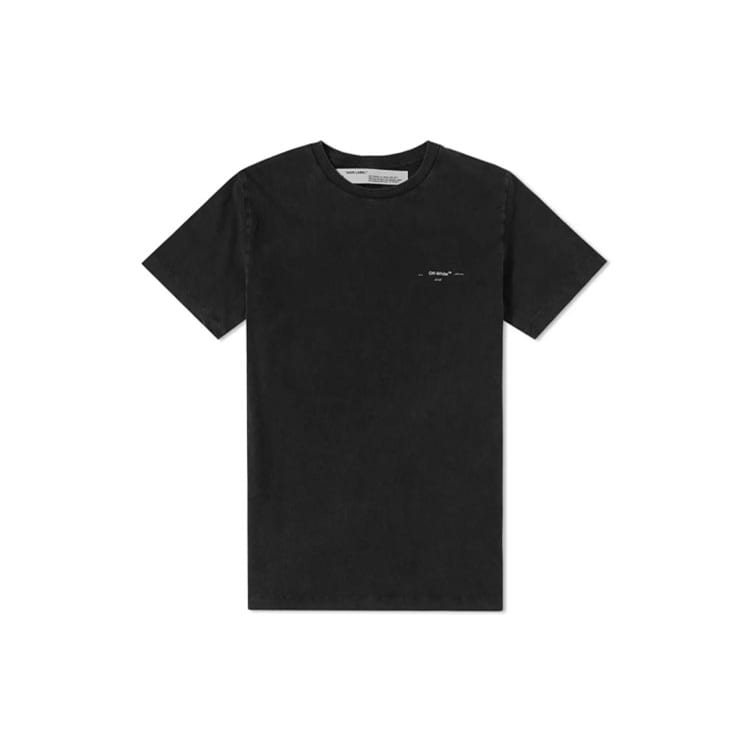 OFF WHITE Slim Fit 3D Marker Graphic Print T Shirt OMAA027E181850241001