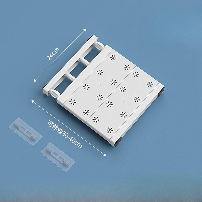 Adjustable Telescopic Shelf Divider Organizer Without Drilling/Multifunctional Plastic Partition Rack/Layered Partitions/Save Space