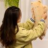 Lovely Cat Plushie Pillow Long Huggable Cute Stuffed Animal Toy for Children