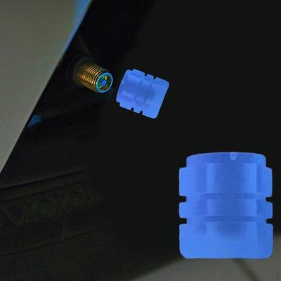 Dust Caps Replacement Luminous Dustproof Stem Covers Universal Fluorescent Fashion for Motorbike