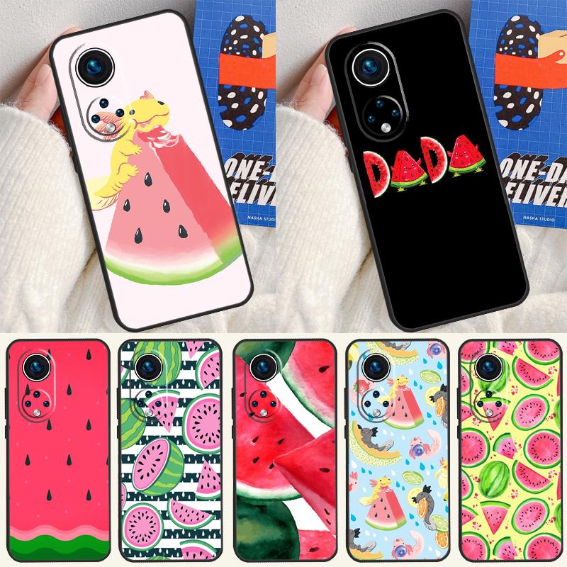 Cute Summer Fruit Watermelon Case For Honor Magic 5 6 7 Lite Honor 200 Pro 50 70 90 Lite X9b X9a X8b X8a X8 X9 X9c Cover