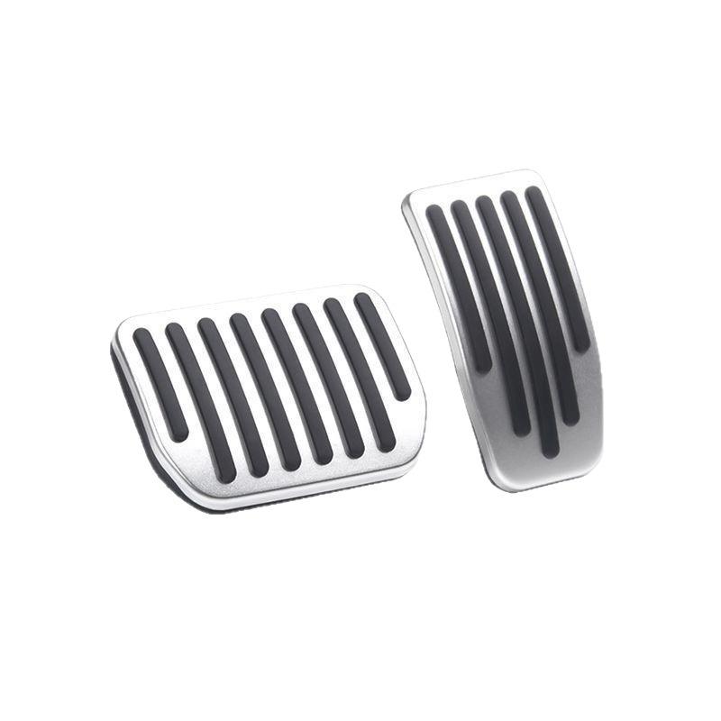 For Tesla Model 3 Model Y Aluminum Alloy Anti-Slip Foot Pedals Set Brake Gas Accelerator Rest Pedal Black Car Accessories