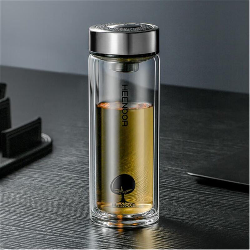Heenoor Double Wall Heat-Resistant Glass Cup