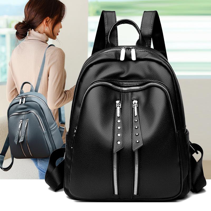 Backpack for Women, Fashionable Double Pull Backpack for Women