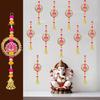 Divyakosh Lotus Hanging 6 Pcs 16 INCH| Floral Wall Hangings, Temple Decoration Items|