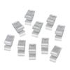 Car Seat Iron Guard Buckle 10Pcs V Shaped Clips Support Interior Panel Backrest Securing Universal Fit for Sedan and SUV