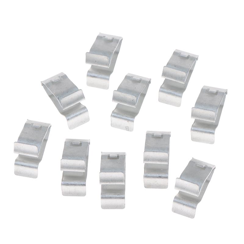 Car Seat Iron Guard Buckle 10Pcs V Shaped Clips Support Interior Panel Backrest Securing Universal Fit for Sedan and SUV