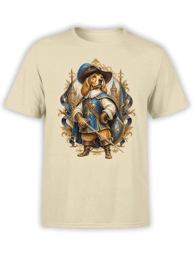 Royal Musketeer Dog Tshirt Unisex S