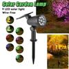 9 LED Solar Spot Lights Outdoor RGB Solar Landscape Lights IP65 Waterproof Brightness Adjustable for Garden Yard Palm Trees