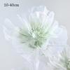 3D 40/50cm Big Simulation Flower Window Display 3D Large Artificial Flowers Hanging Gauze Hollow Fake Flower Wedding