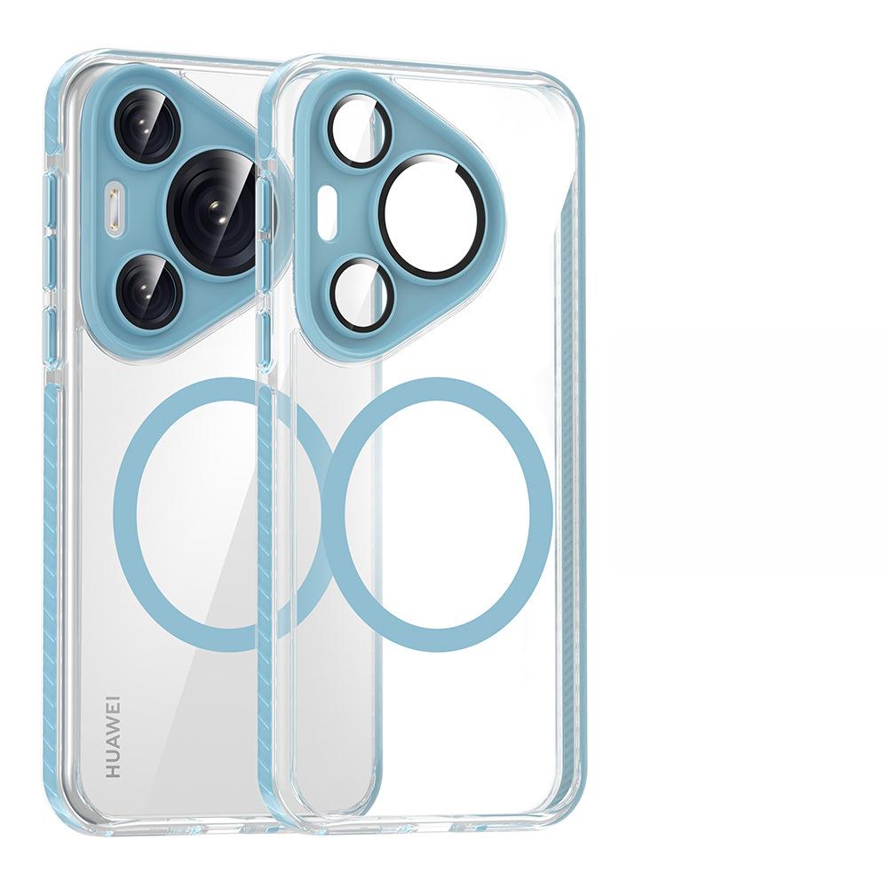 The Huawei Pura70Pro Case Is Suitable for Alloy Lenses with Anti-slip Edges and The 70Ultra Strong Magnetic Phone Case