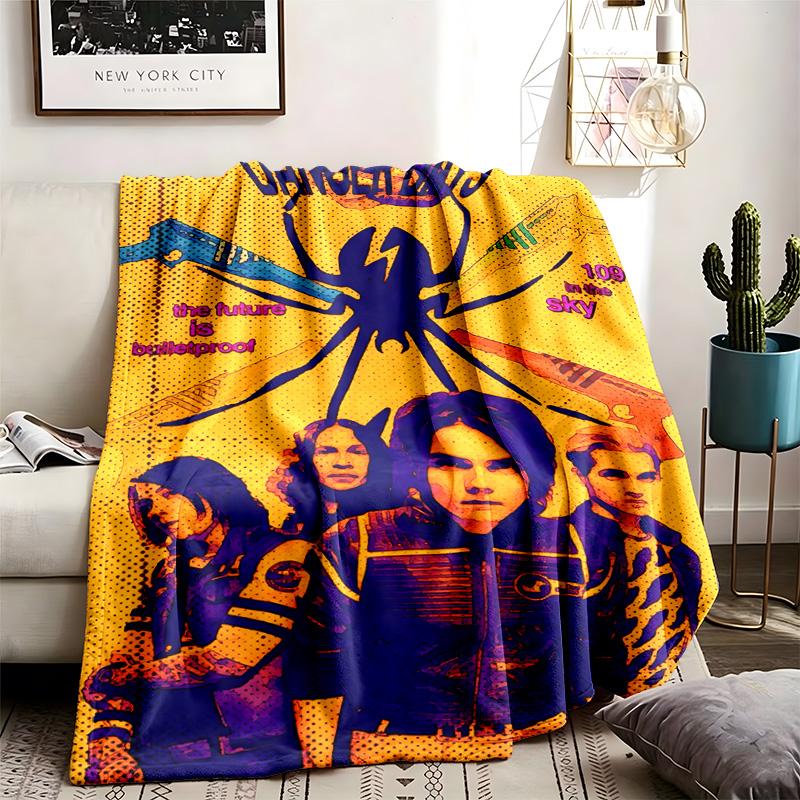 My Chemical Romance Official Band Theme Blanket Suitable For The Sofa Camping And Travel Made Of Soft Flannel Material An Ideal Gift For Occasions Suc