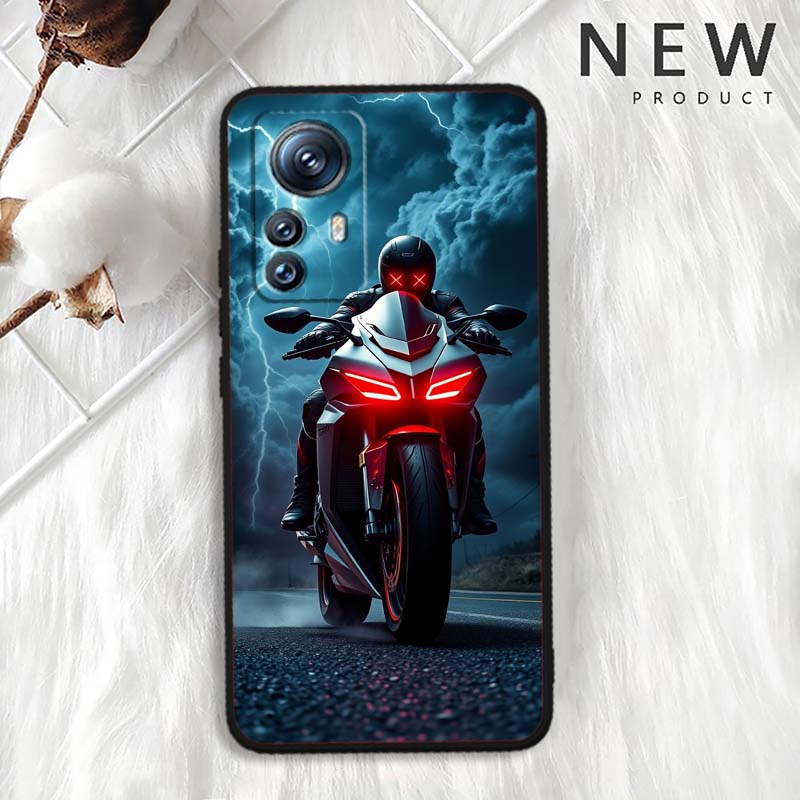 Model Rider Cool For Xiaomi Mi 15 14 13 13T 12 12T 12S 11 11i 11T Pro Ultra Lite 5G Black Soft Phone Case