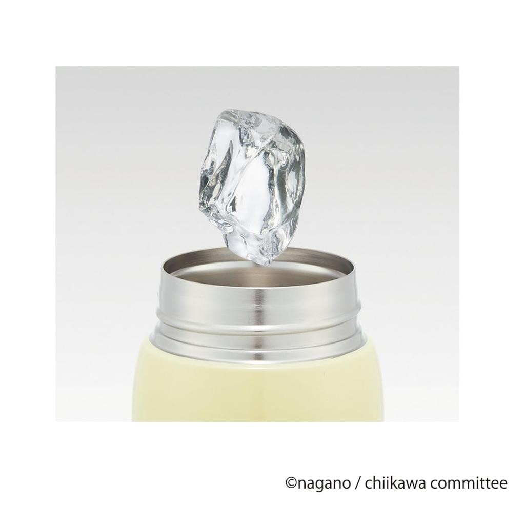 Skater 350ml Stainless Steel Water Bottle with Insulated for Hot and Cold Chiikawa STOT3-A One-Touch Opening, Drinks,