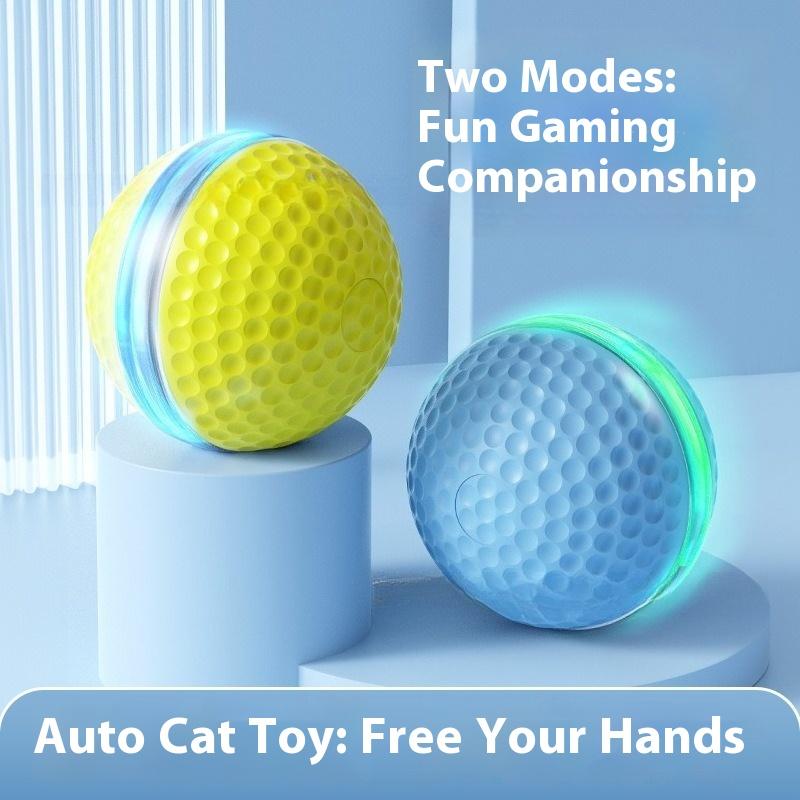 Automatic Funny Cat Ball Luminous Attractive Force Ball Cat Self-hi Toy Ball Electric Smart Pet Toy