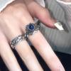 Nepalese Gemstone Open Ring, Personalized Love, Retro Trendy Cool Niche Design, Retro Index Finger Ring, Stacking And Wearing Rings