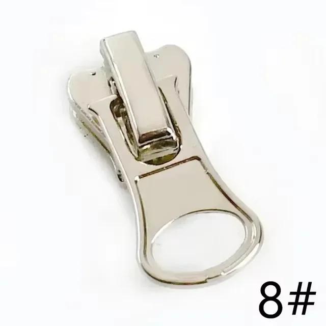 5/10Pcs 3# 5# 8# 10# 15# Zipper Sliders for Resin Zips Tape Replaceable Zippers Head Puller Jacket Coats Zip Repair Sewing Craft