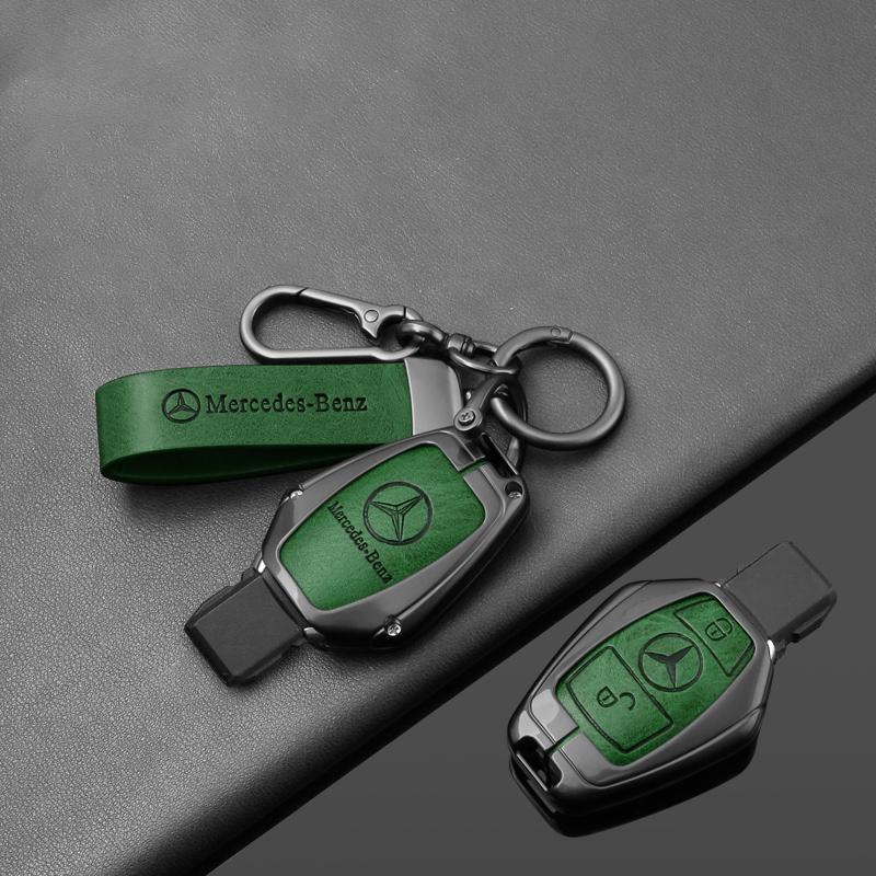 CRI1Leather Car Remote Key Case Cover Shell For Mercedes Benz A B G R Class GLA CLA GLK GLC CLS W176 W204 W251 W463 W205 A200 A260