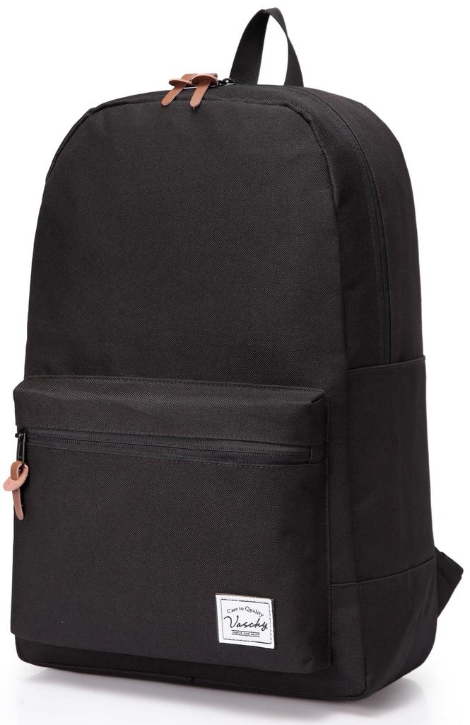 Backpack for men and large capacity inch PC business black [Vaschy] women, 15.6 bag, backpack, waterproof, lightweight, school, travel, commuting,