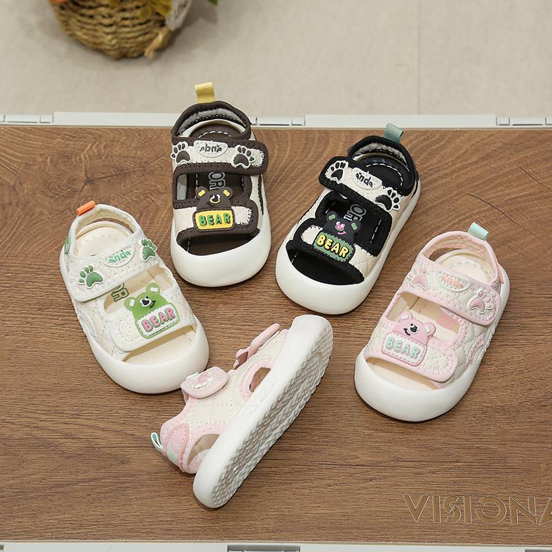Baby Walking Shoes Toes Capped Comfortable Toddler Kids Beach Shoes Soft Sole 2025 Summer New Boys Girls Casual Shoes Non-slip