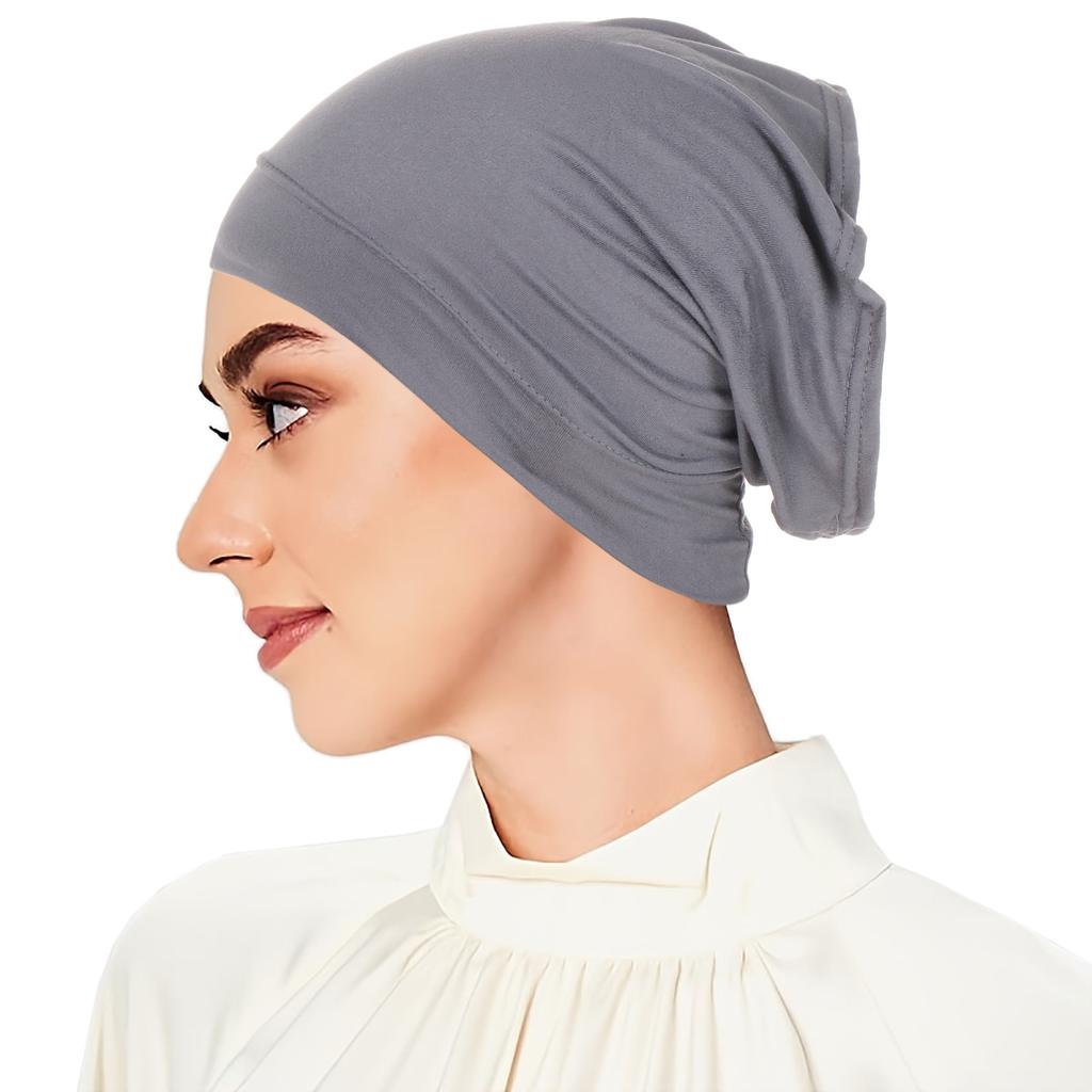 2024 New Inner Hijab Caps Muslim Stretch Jersey Cap Islamic Underscarf Bonnet Female Headscarf Turbante Turban Mujer