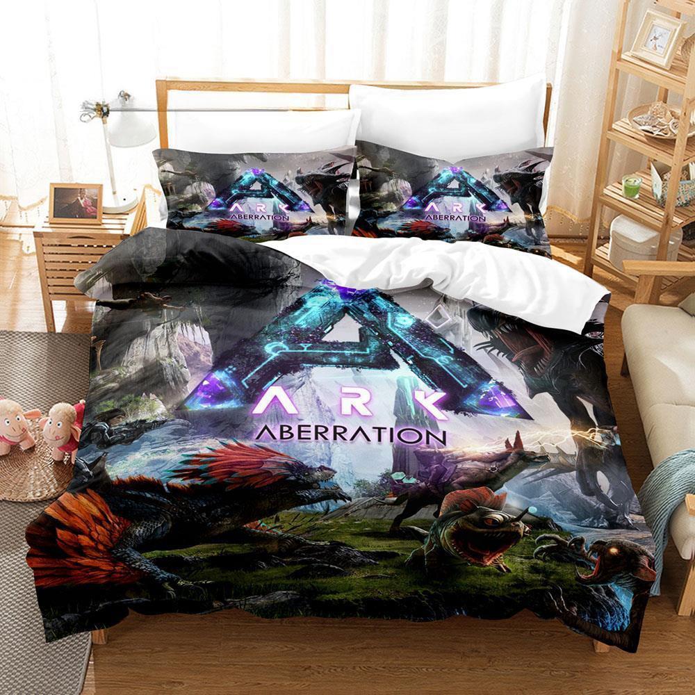 3D Print Game ARK Genesis Season Bedding Set Single Twin Full Queen King Size Bed Set Teenager Bedroom Sheet Set Home Textiles