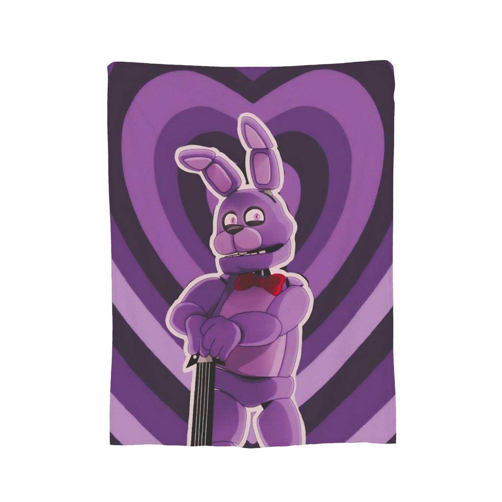 FNAF At Freddys Blanket Fleece Printed Breathable Super Warm Throw Blankets for Bedding Outdoor Bedspreads