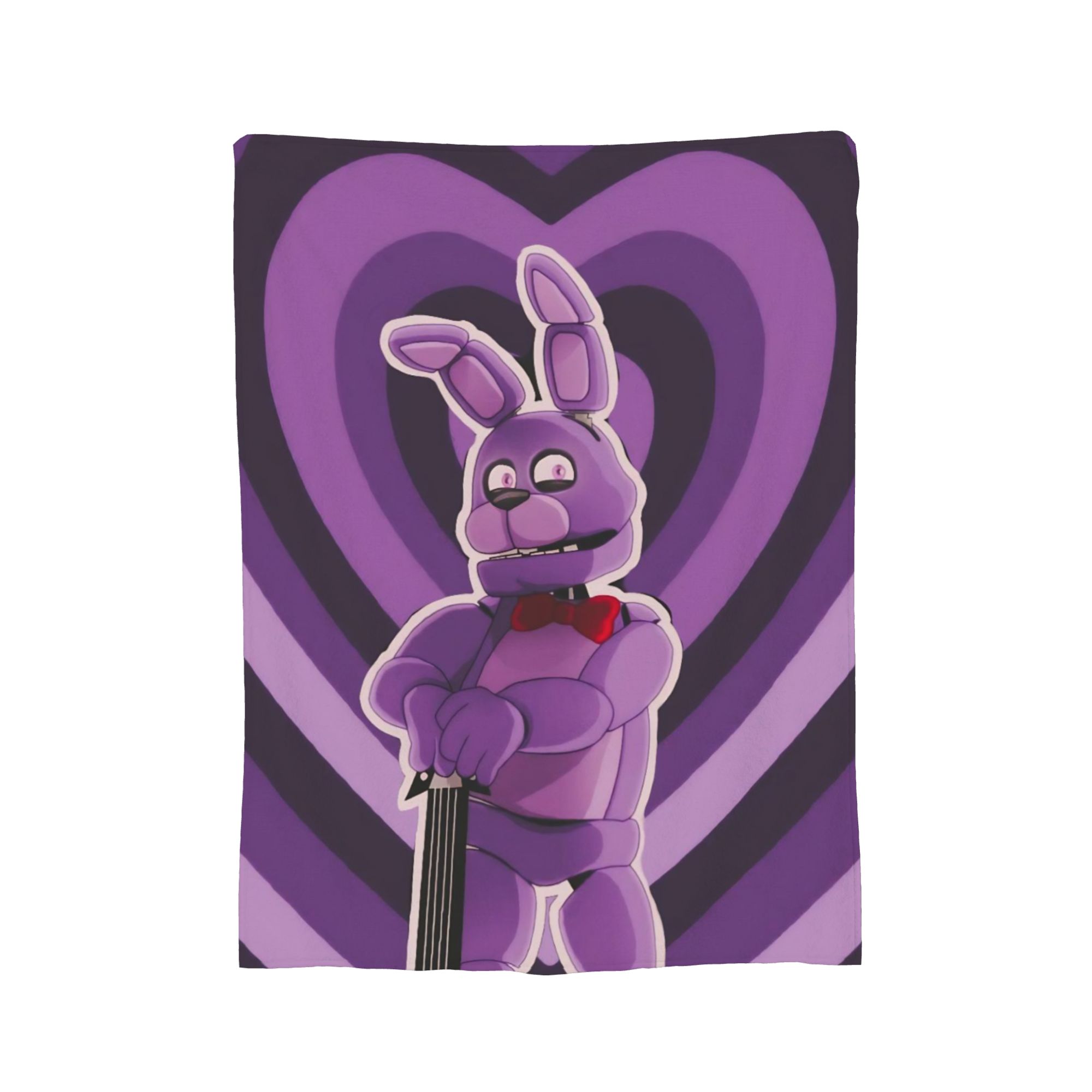 

FNAF At Freddys Blanket Velvet Winter Portable Lightweight Thin Throw Blanket for Bedding Bedroom Rug Piece 130x150cm