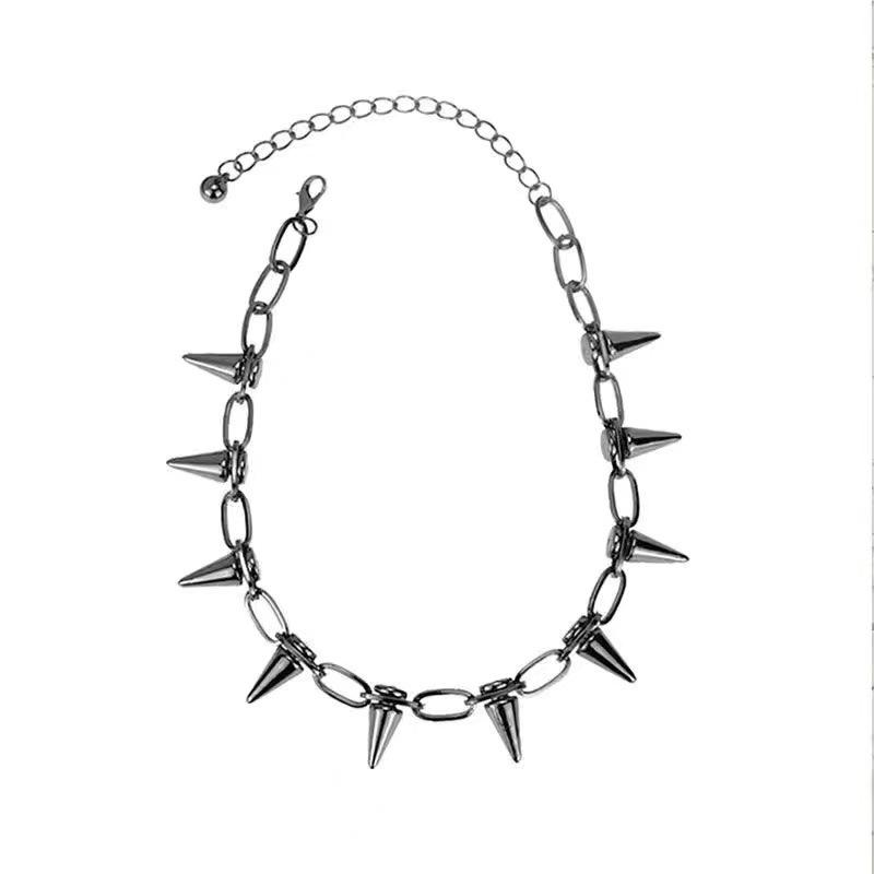 European & American Fashion Niche Necklace: Cross Gun, Knuckle Duster, Fish, Heart, Snake-shaped, Irregular Design for Women