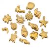 2pcs Stainless Steel Gold Plated Ocean Star Flower Shell Moon Charms for DIY Boho Earring Jewelry Material Making Pendant Supply
