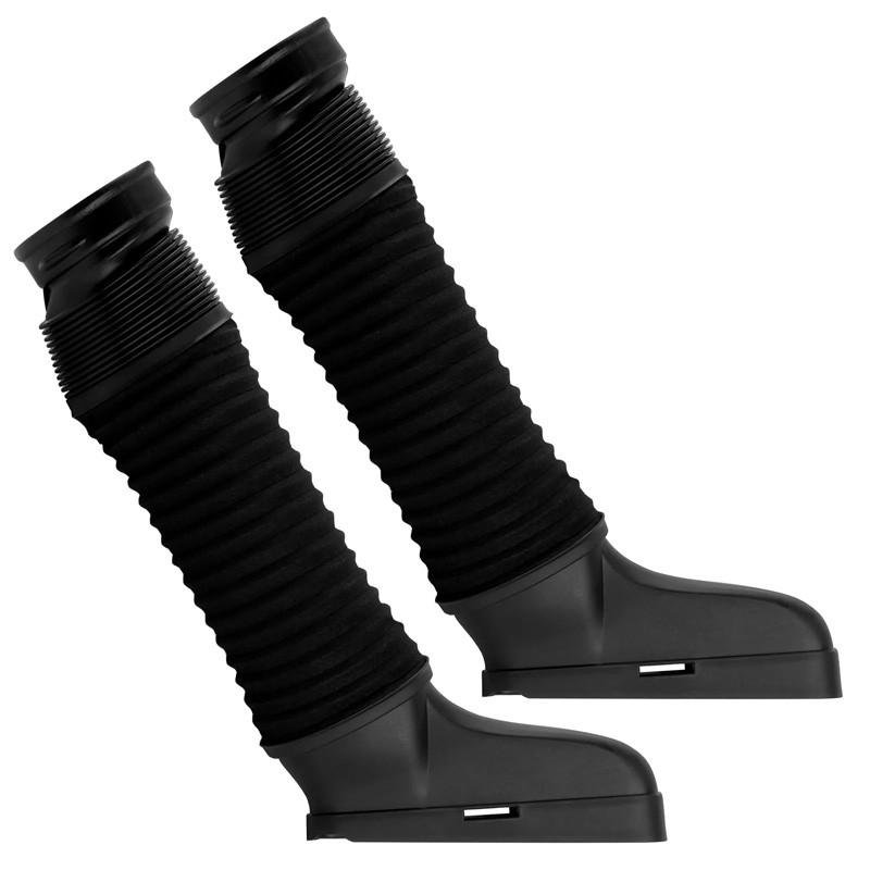 1 Pair Black Car Air Intake Hose Left Right Side Fit for Benz C300/C350/E350 2720903582 2720903682