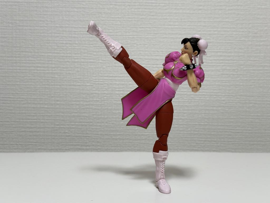Unopened Jada Toys JD34724 Street Fighter II Chun Li (pink) 1/12 Scale Action Figure [Parallel Import]