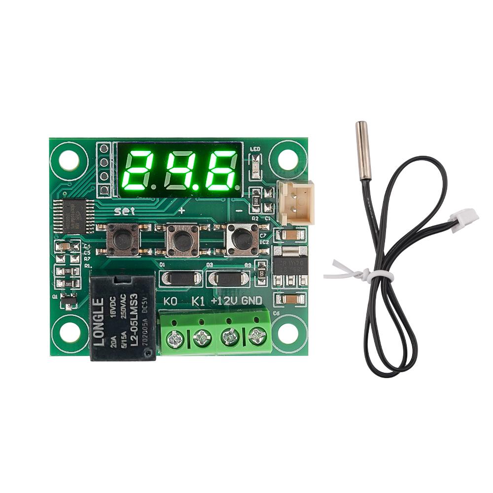 DC5V/12V/24V AC110-220V W1209 LED Digital Constant Temperature Controller Thermometer Switch Module Waterproof NTC Sensor