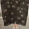 DIMANAF New 2026 Women Plus Size Spring Summer Beach Vintage Long Dress Floral Print Loose Oversize Maxi