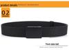 Men's Versatile Canvas Belt - Quick-Drying, Breathable Nylon, Ideal for Casual and Jeans Styles
