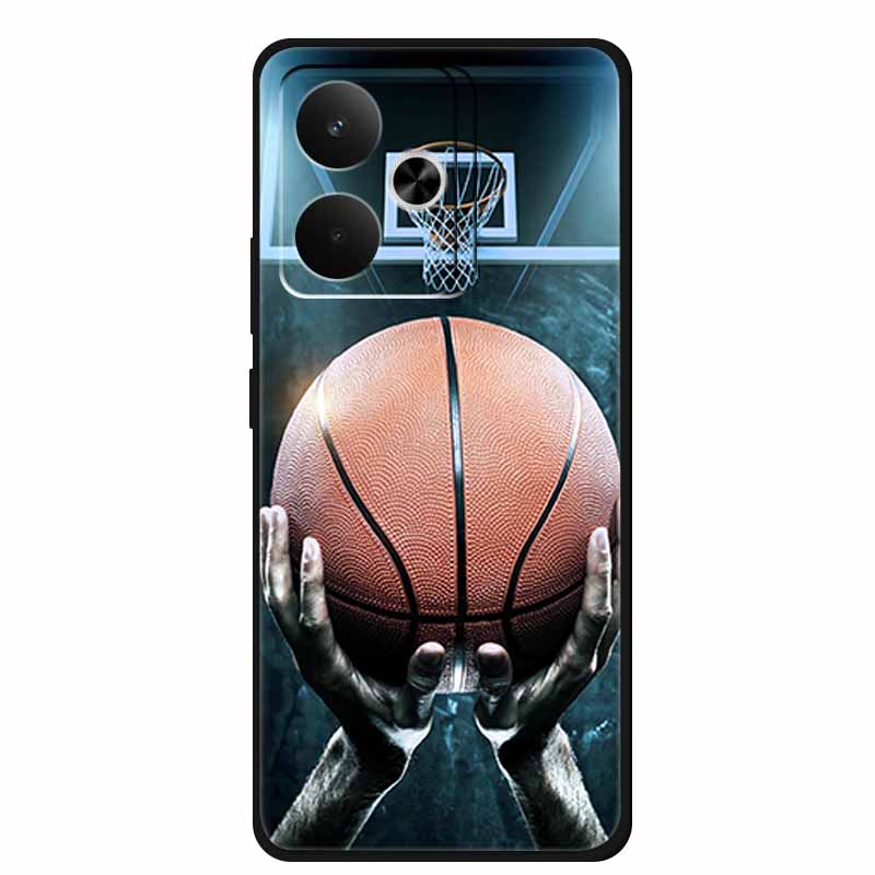 For Realme GT 7 T 7T Phone Case Fashion Photos Black Silicone Soft Back Cover Case For Realme GT 7T GT7 7 T Case GT7T Coque Capa