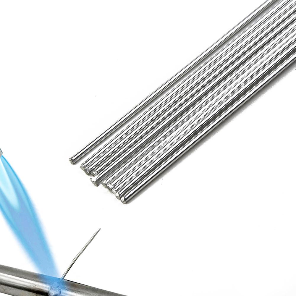 5-10Pcs Low Temperature Easy Melt Aluminum Universal Welding Rod Cored Wire Rod Solder No Need Solder Powder Weld Bar for Propane Torch