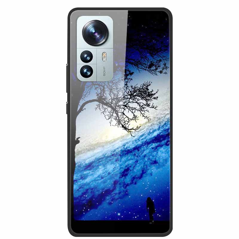 For Redmi Note 12S Case Tempered Glass Hard Back Cover for Xiaomi Redmi Note 12 Note12 Pro 4G 5G Phone Cases Note12S 12 S 12Pro