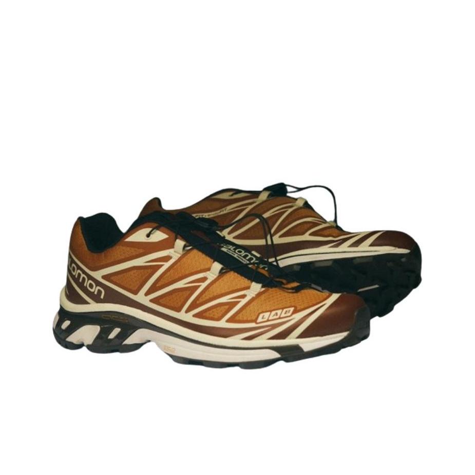SON. x Salomon XT-6 Porcini Erkek Sneaker Kahverengi Şeker-Badem Sarısı L47424300