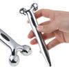 Mode Mini Manuelle Roller Massage 360 ​​Drehbare 3D Volle Körper Form Schönheit Gesichts Lift Krepp Y-Zylinder Massage Werkzeug