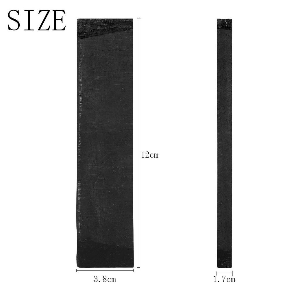 Ebony Wood Block for Guitar Inlay & Decoration - DIY Musical Instrument Handle & Plucked Instrument Guitar Tools