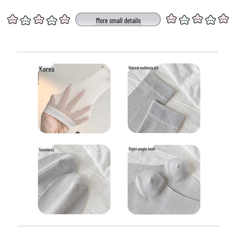 Chaussettes Mi-Mollet Fines de Couleur Unie pour Femmes - Polyvalentes, Amincissantes et Élégantes pour le Printemps et l'Été